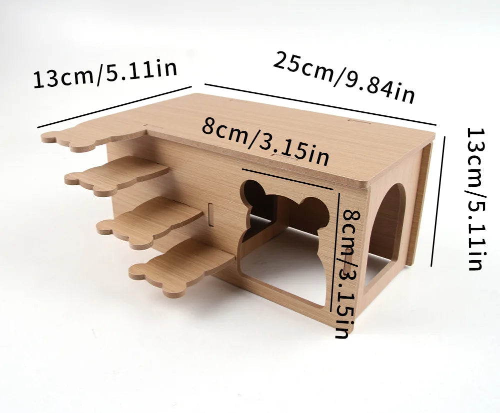 Solid Wood Small Pet House