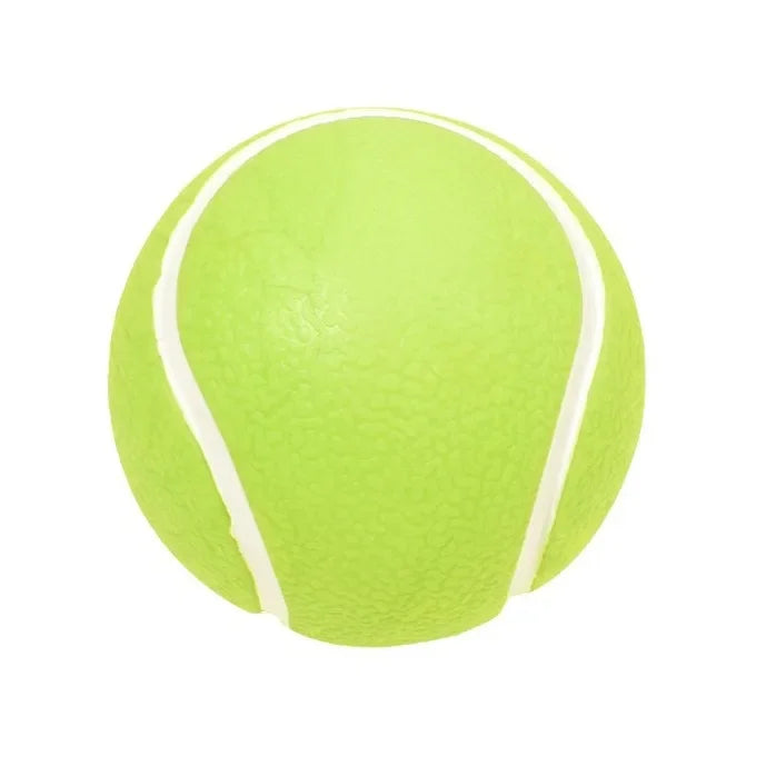 Interactive Squeaky Ball Dog Toy - Teeth Cleaning