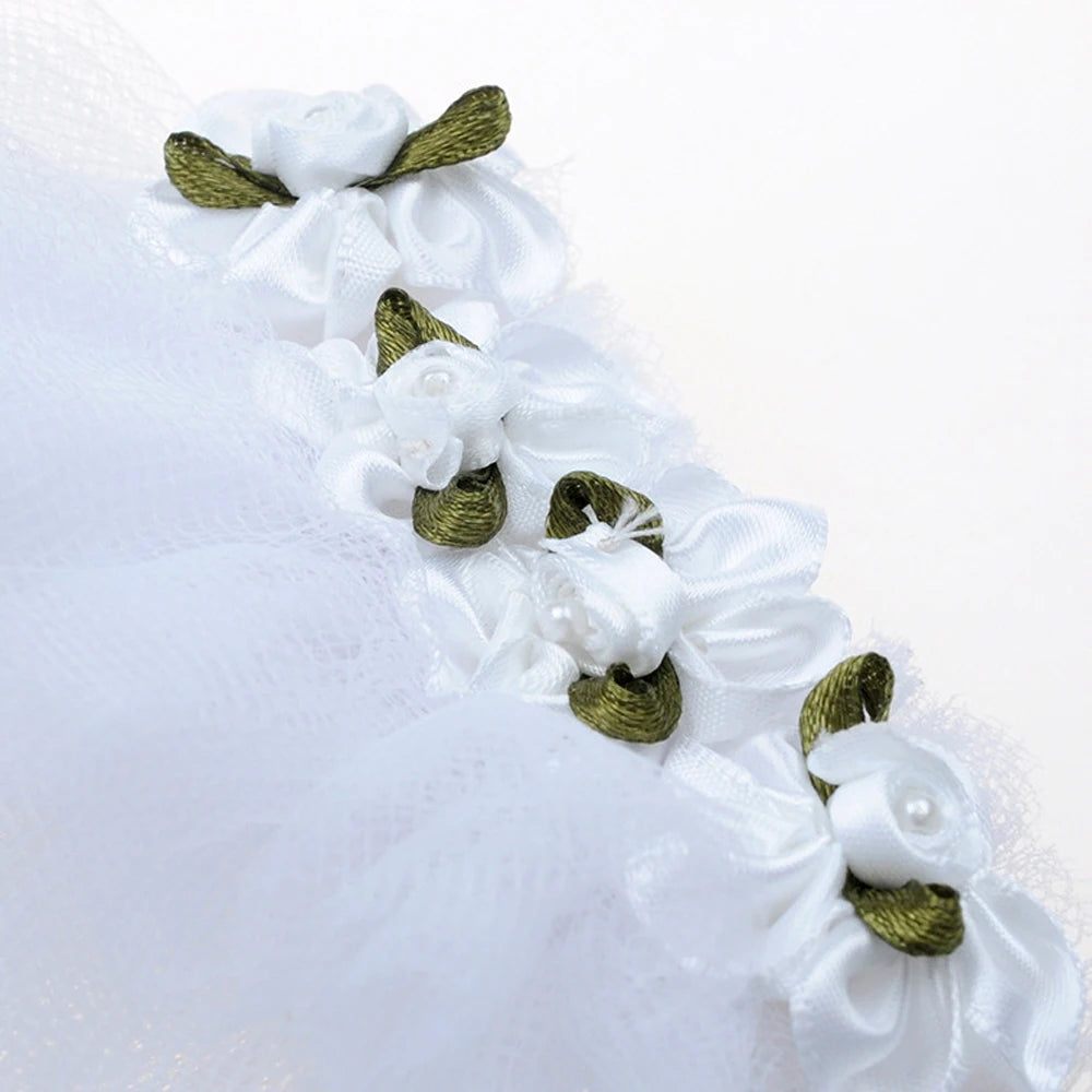 Pet Wedding Veil with Flower