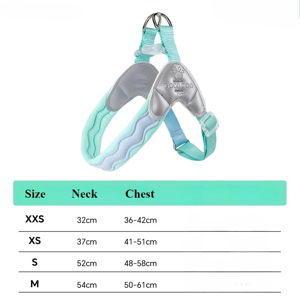 Adjustable Reflective Vest Harness for Small Dogs & Cats