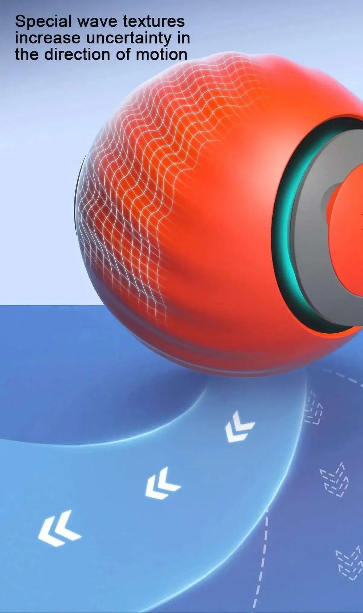 Smart Touch & Motion Activated Rolling Ball Toy for Cats & Dogs