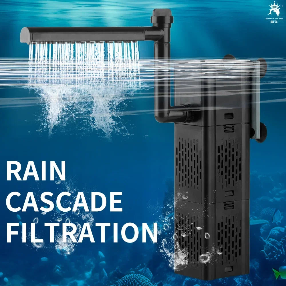 Internal Aquarium Filter with Spray Bar Outlet