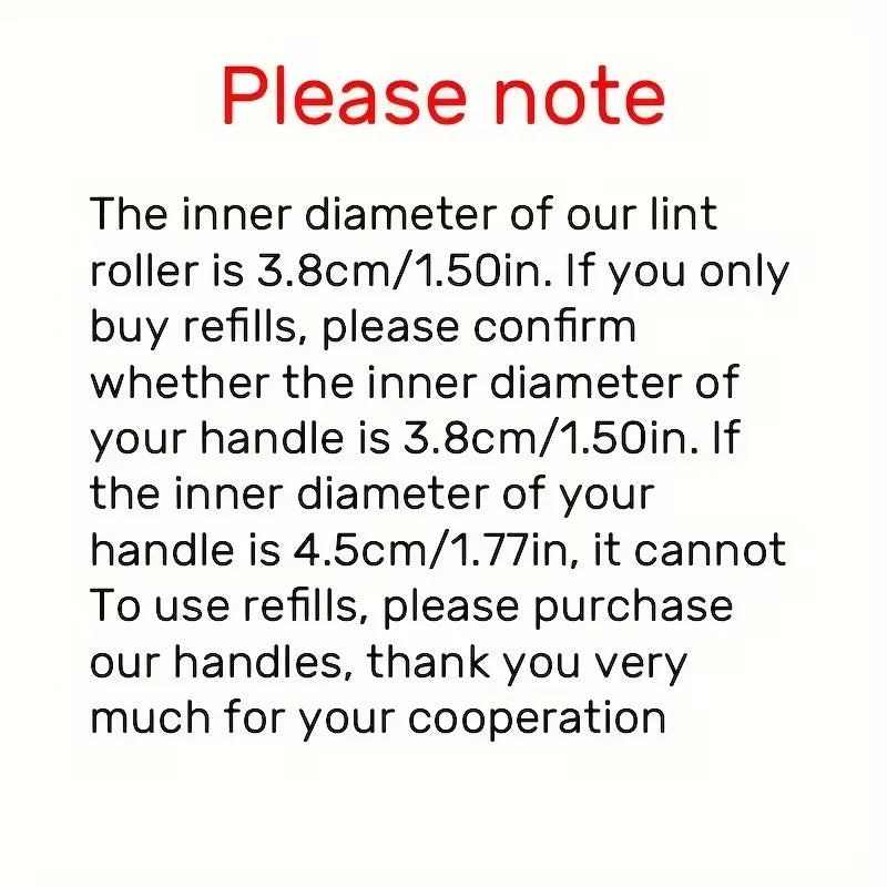 Pet Hair Lint Roller Set with 4 Refills