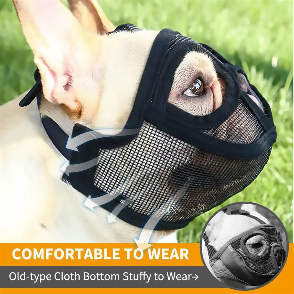 Breathable Mesh Dog Muzzle | Anti-Bite & Anti-Ingestion