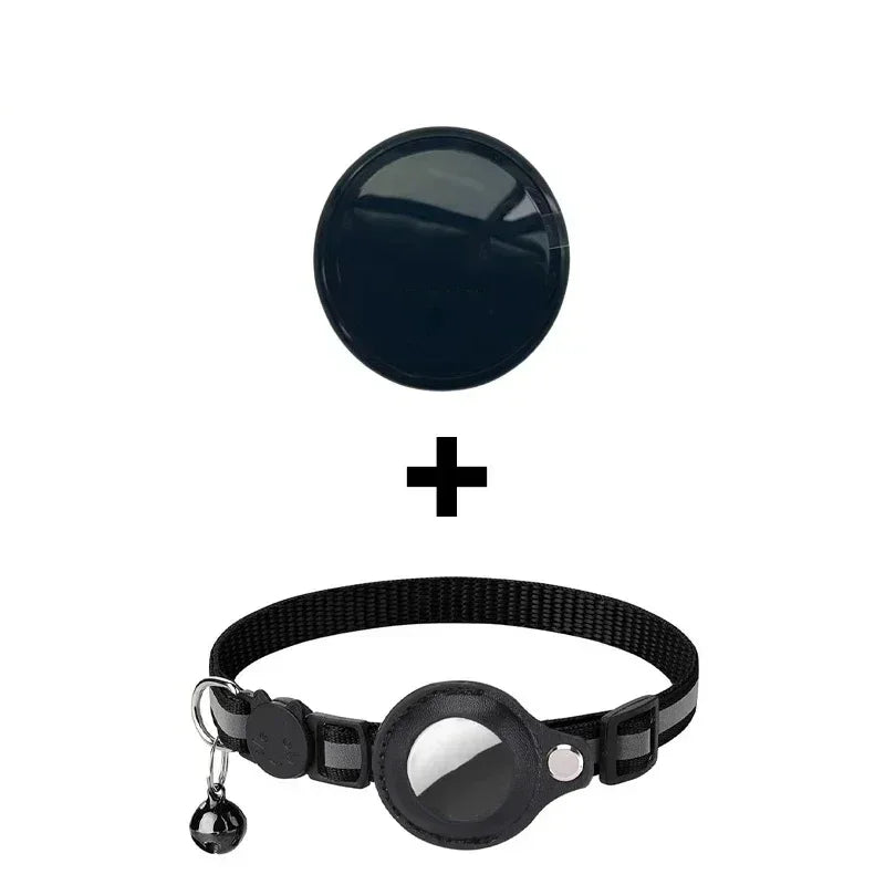 Ultra-Compact 30mm Bluetooth Tracker for Pets, Keys & Bags — Leather Sleeve Option