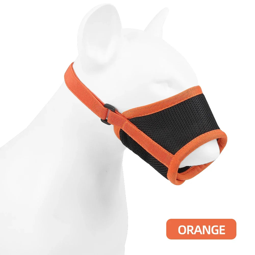 Adjustable Breathable Mesh Dog Muzzle