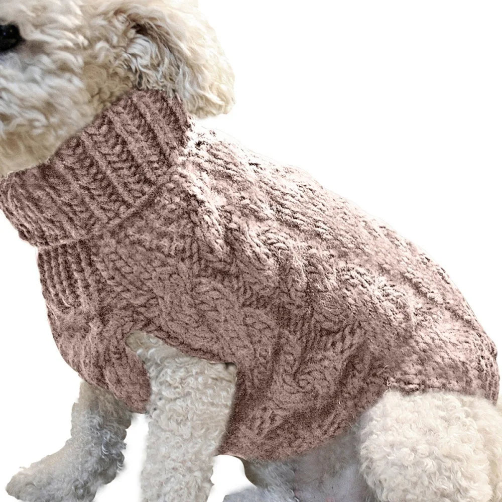 Pull en tricot pour chien | Pull chaud d'automne et d'hiver pour petits chiens et chiots