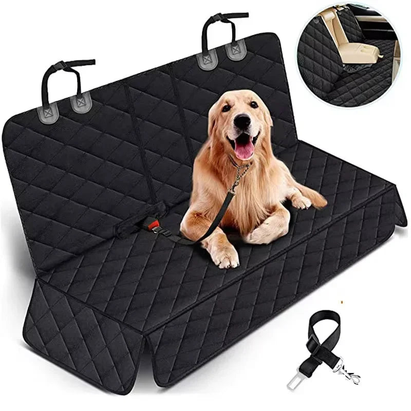 Waterproof Non-Slip Dog Car Seat Cover — Universal Rear Back Seat Protector