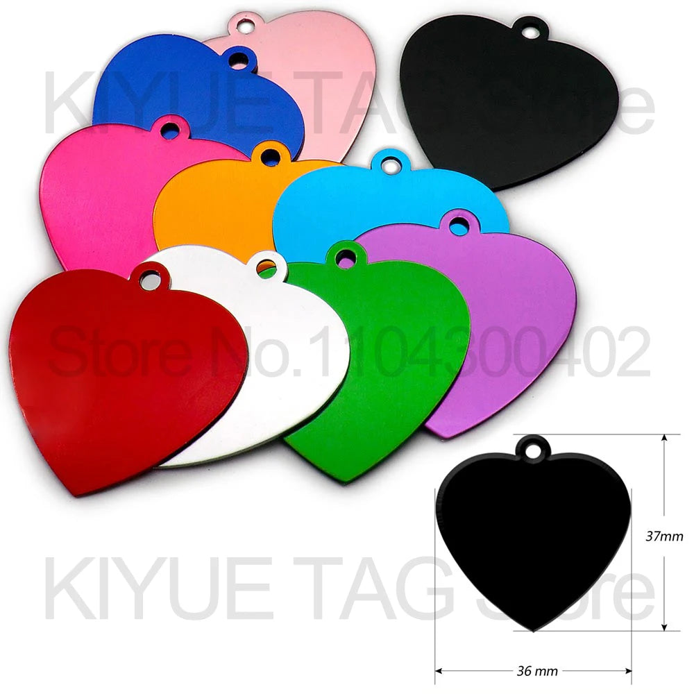 Personalised Aluminium Pet ID Tags – Pack of 100