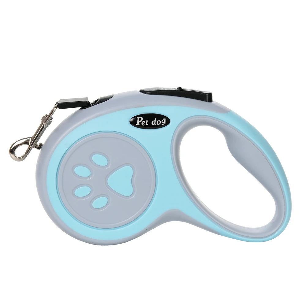 Retractable Dog Leash with One-Button Lock