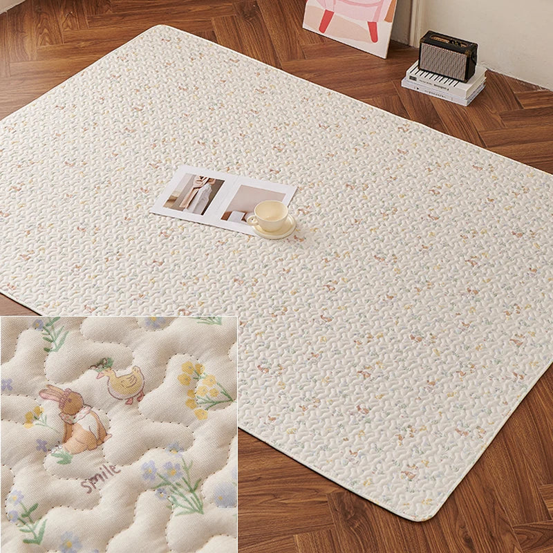 Washable Cotton Pet Floor Mat – Multi-Use Bedding Pad