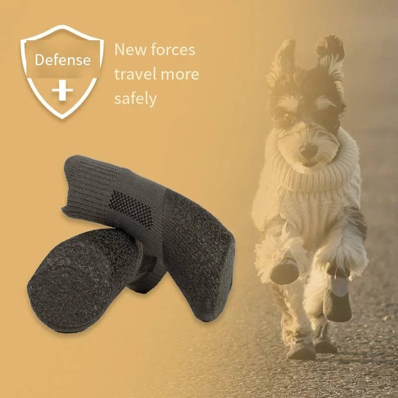 Antifreeze Winter Dog Snow Boots – Paw Protection Shoes for Small to Large Dogs