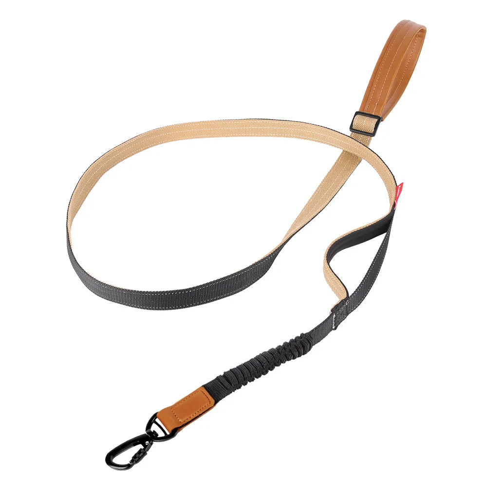 Heavy-Duty Tactical Bungee No-Pull Dog Leash for Large Dogs
