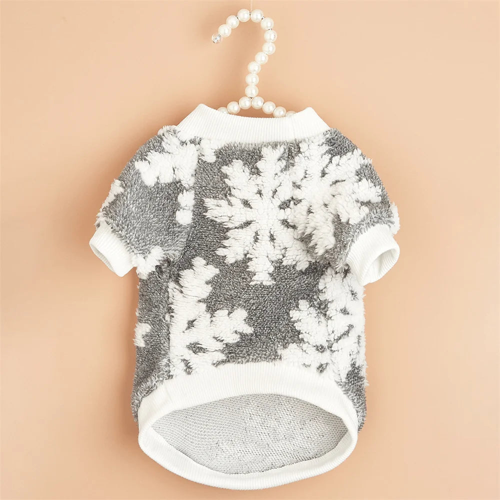 Fleece Winter Sweater for Cats & Small Dogs