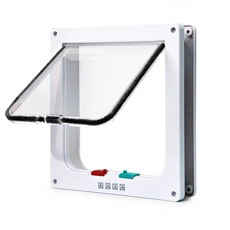 4-Way Locking Cat & Dog Flap Door