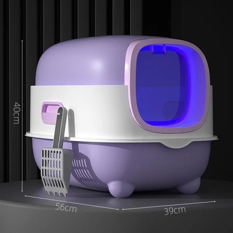 Smart App-Controlled Self-Cleaning Cat Litter Box XXL with UV Sterilisation & Odour Control