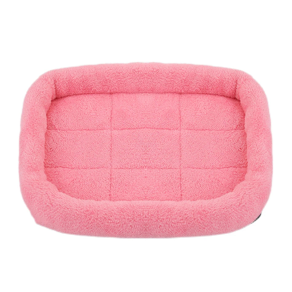 Soft Plush Pet Bed Mat – Calming Cushion for Cats & Dogs, S to XXL