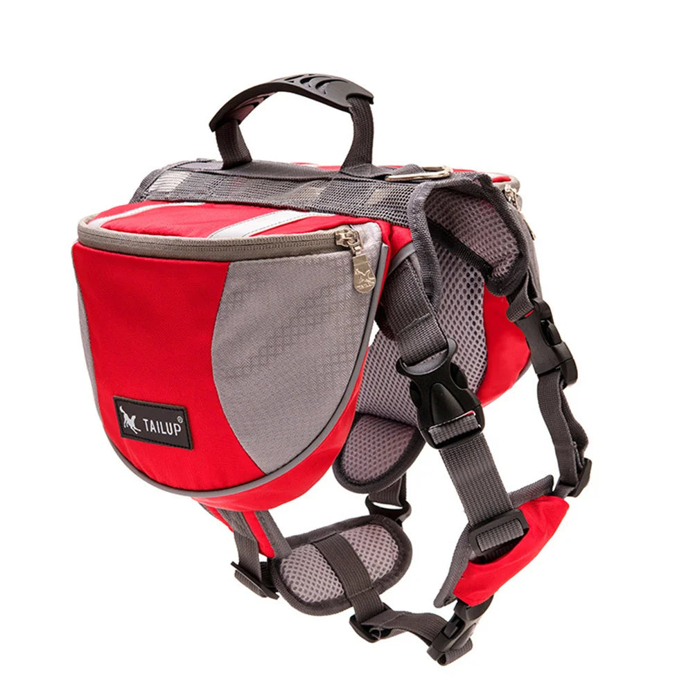 Reflective Dog Weight Training Harness Vest with Storage Pockets