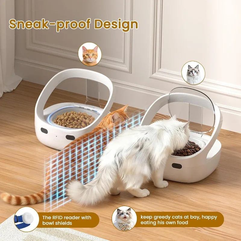 RFID Selective Cat Feeder with Ice Pack Cooling