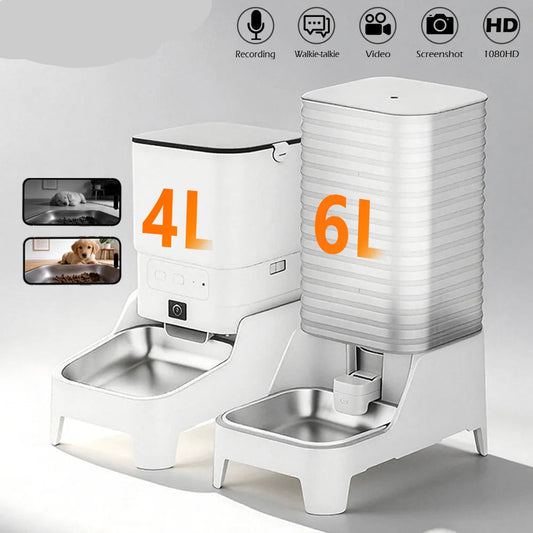 Automatic Pet Feeder & Gravity Waterer Options