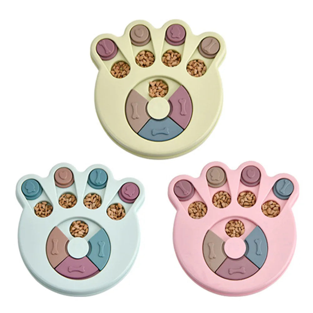 Interactive Puzzle Feeder Bowl - Slow Eating IQ Training Toy for Dogs & Cats