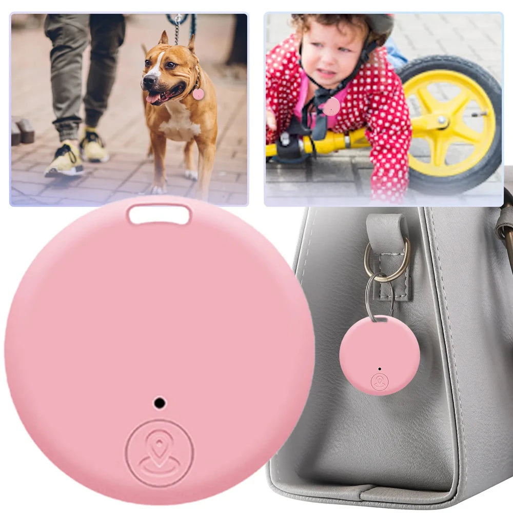 Bluetooth Anti-Lost Keychain Tracker Tag for Pets, Keys & Wallets