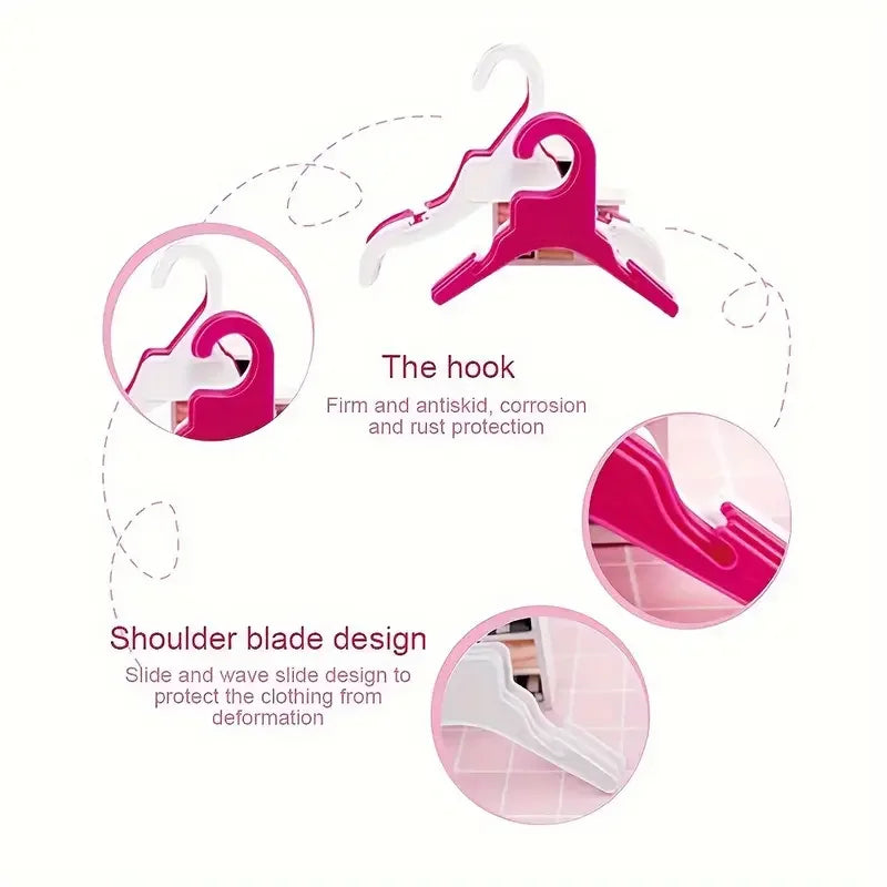 Anti-Slip Plastic Hanger for Pet Clothes