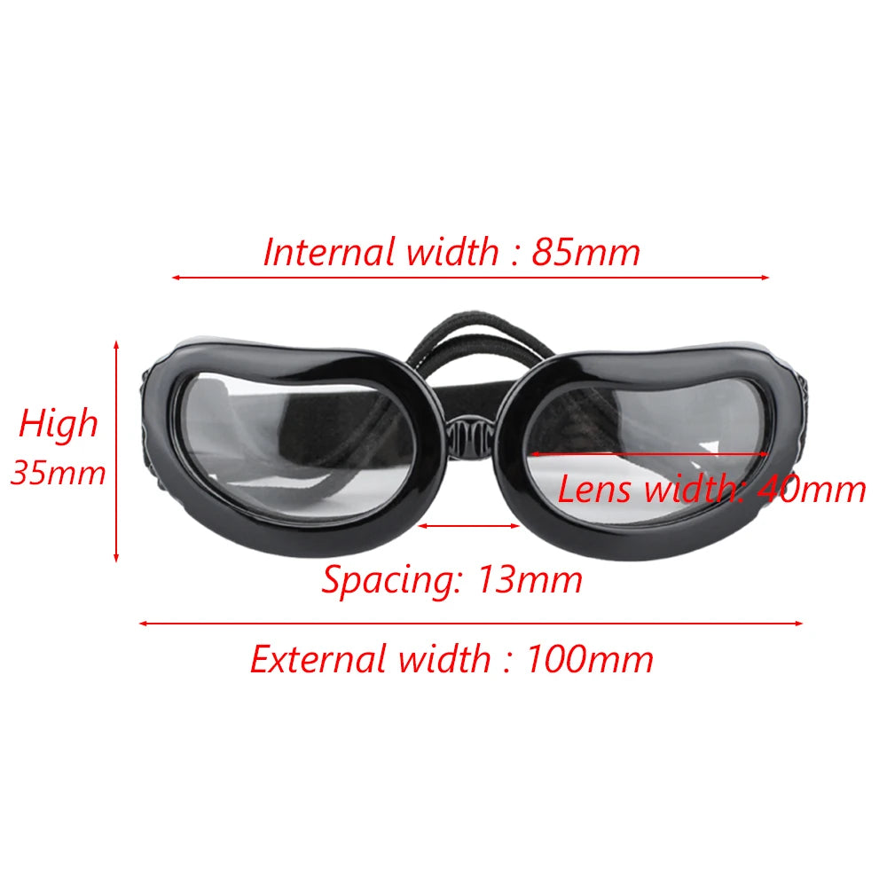 UV & Windproof Sunglasses Goggles for Small Dogs & Cats