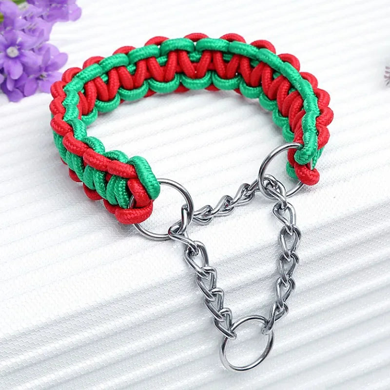 Durable Nylon Dog Collar for Medium to Large Dogs