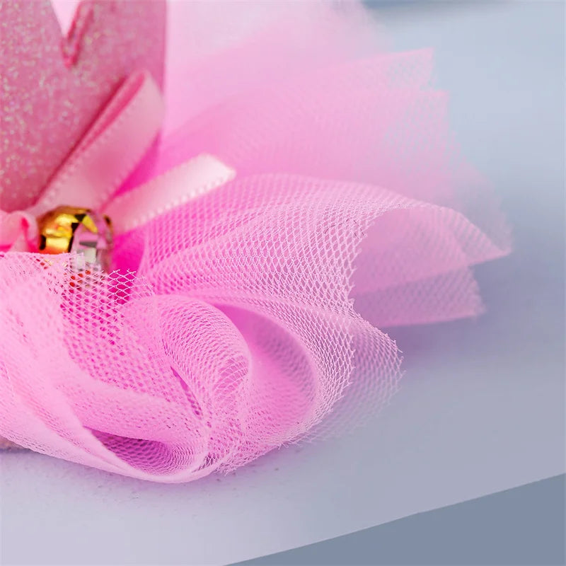 Adjustable Birthday Hat & Headdress for Dogs & Cats