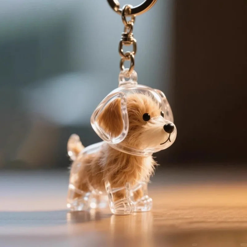 Pet Hair Storage Keychain Pendant