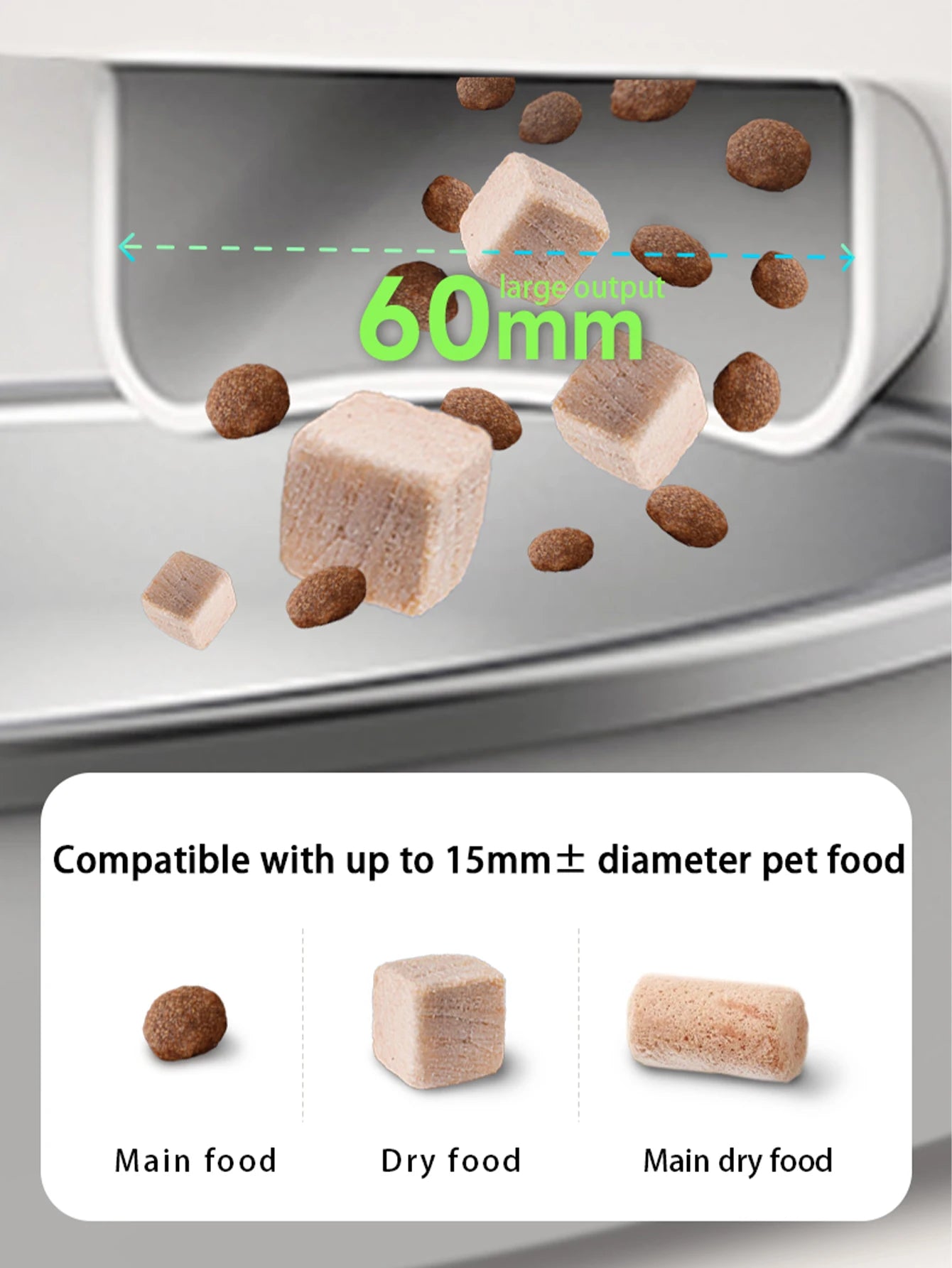 Smart Pet Feeder with 1080P Camera, Night Vision & Two-Way Audio — 2.4G/5G Wi-Fi, Tuya App
