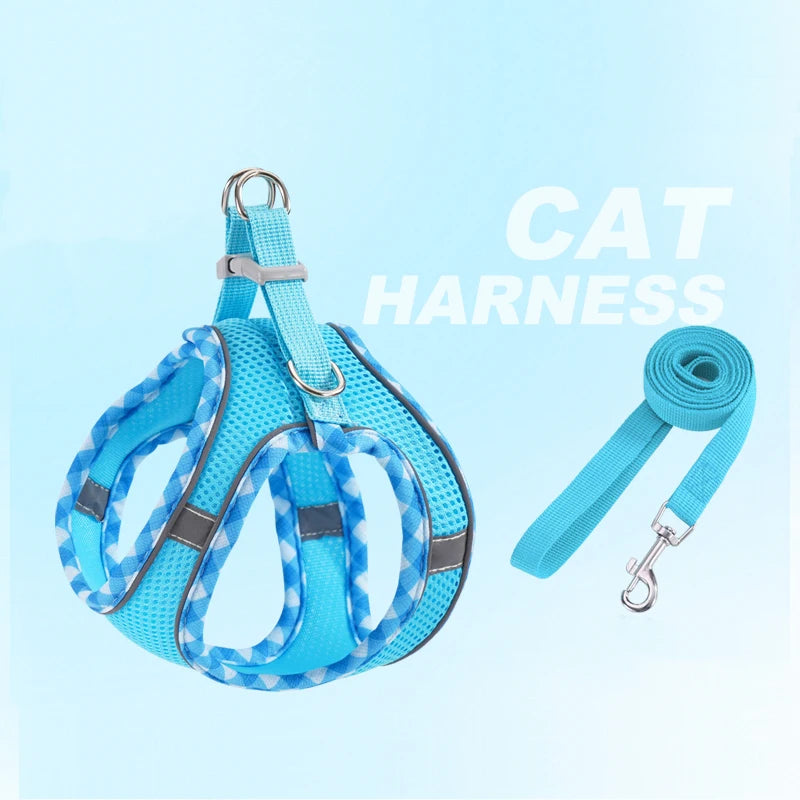 No-Pull Step-In Dog Harness & Leash Set for Small & Medium Dogs