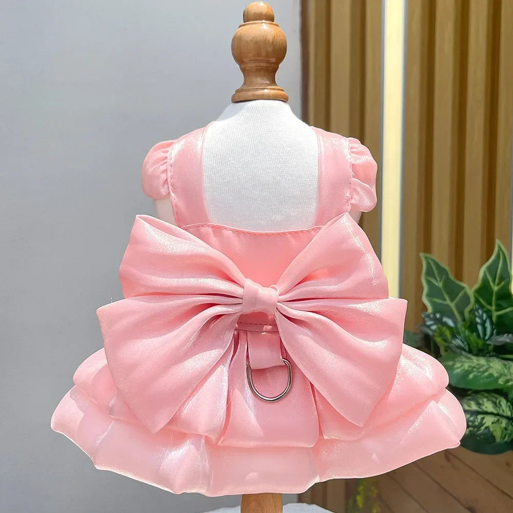 Bowknot Princess Dress for Small Dogs & Cats