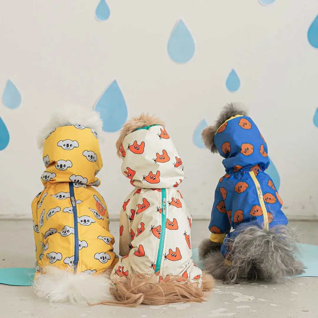 Waterproof Hooded Raincoat Jumpsuit for Dogs & Cats