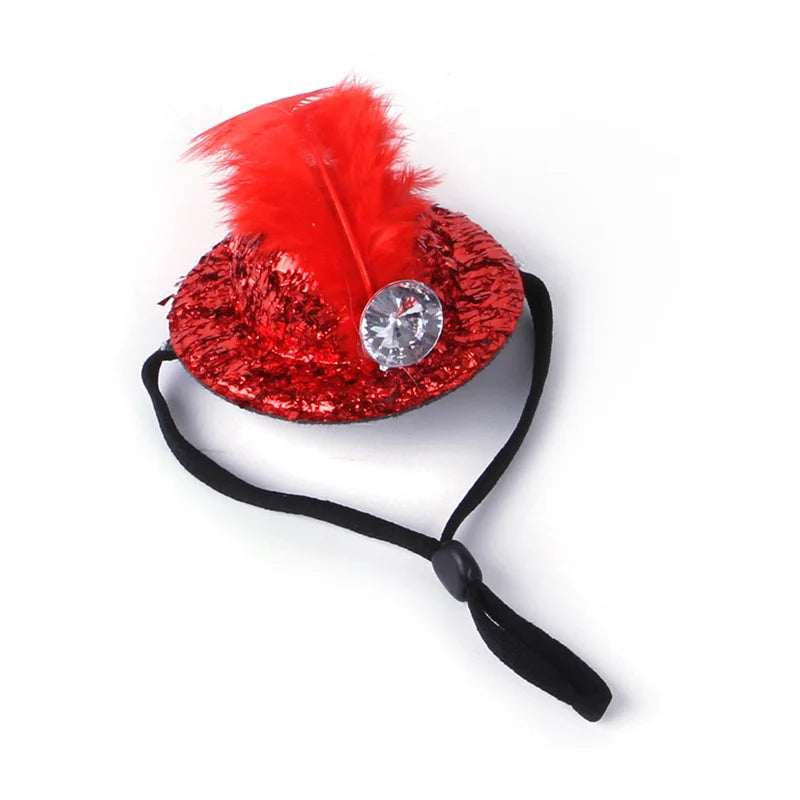 Adjustable Mini Party Hat for Hamsters, Rats & Guinea Pigs