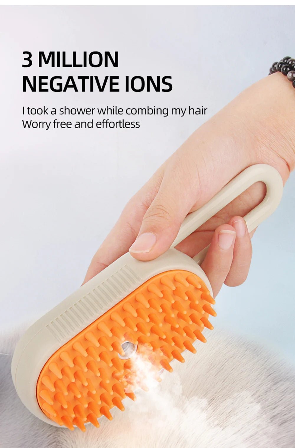 Newest Cat Dog Spray Comb Pet Grooming Accessories Multi Functional Cats Massage Brush Hair Removal Combs Cepillo Vapor Gato