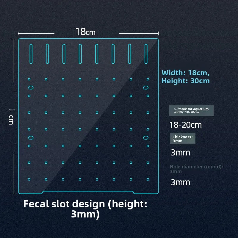 Acrylic Fish Tank Divider & Partition Board
