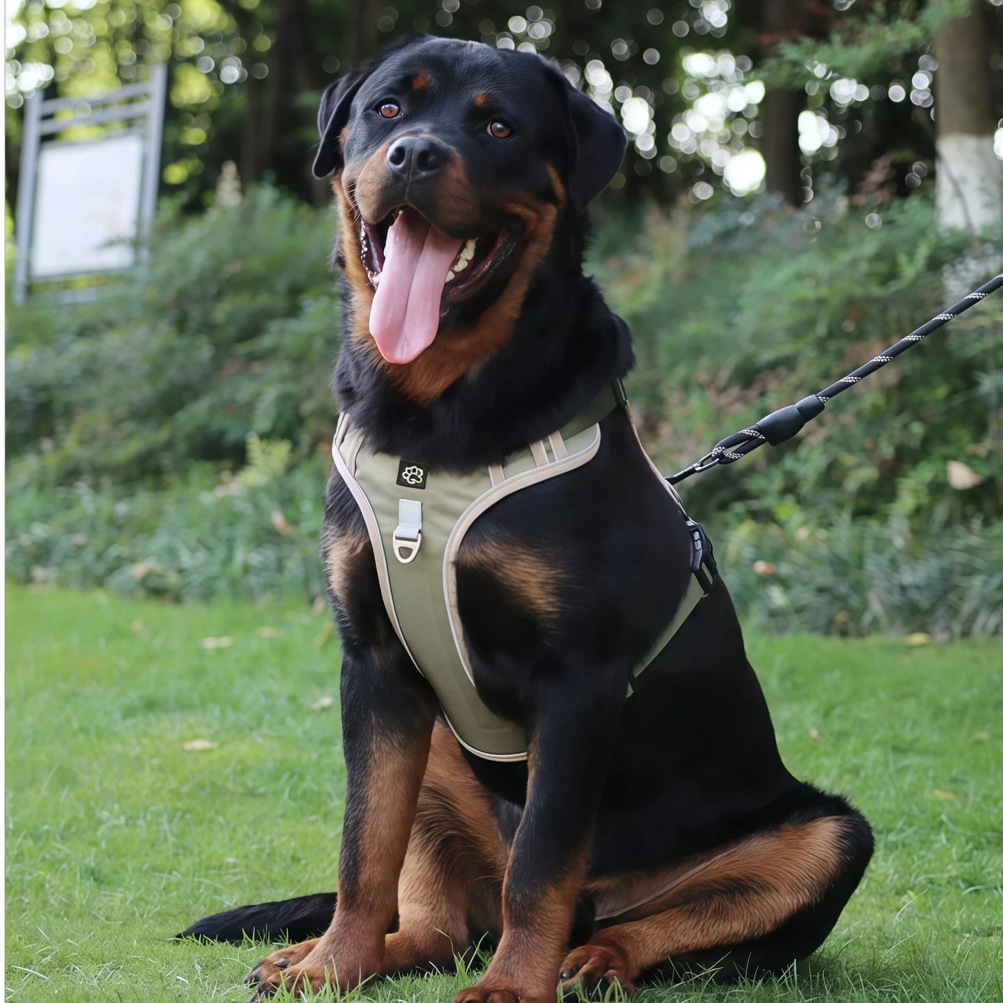 Reflective Tactical Dog Harness for Medium & Large Dogs
