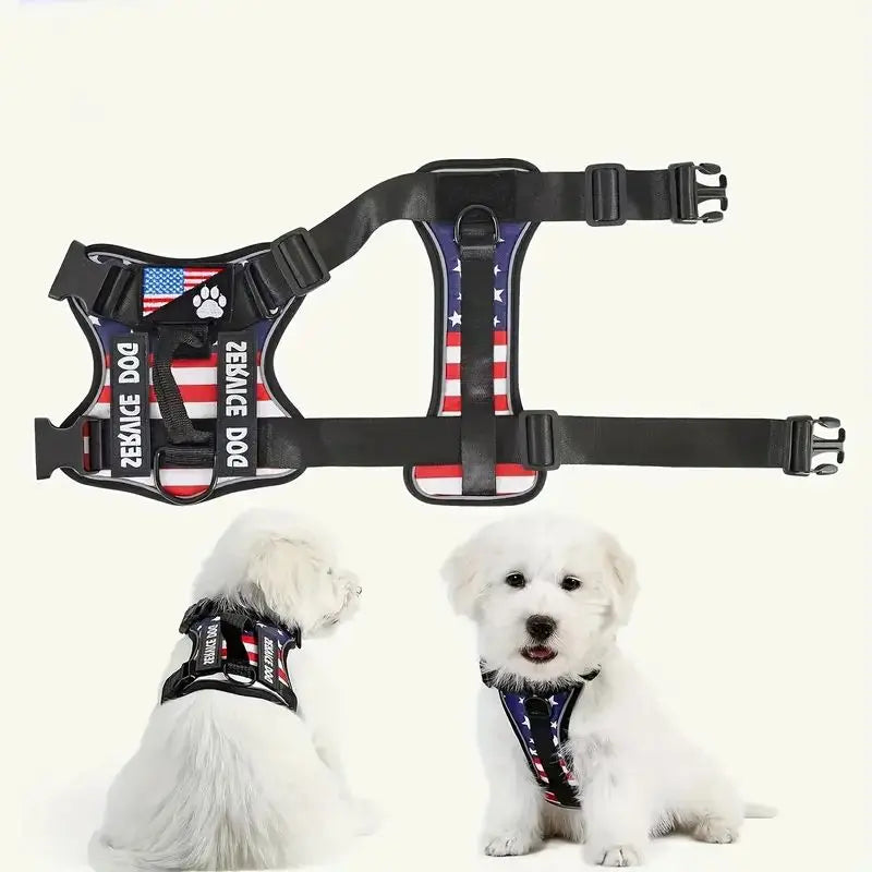 Escape-Proof No-Pull Dog Harness & Lead Set with Reflective Strips