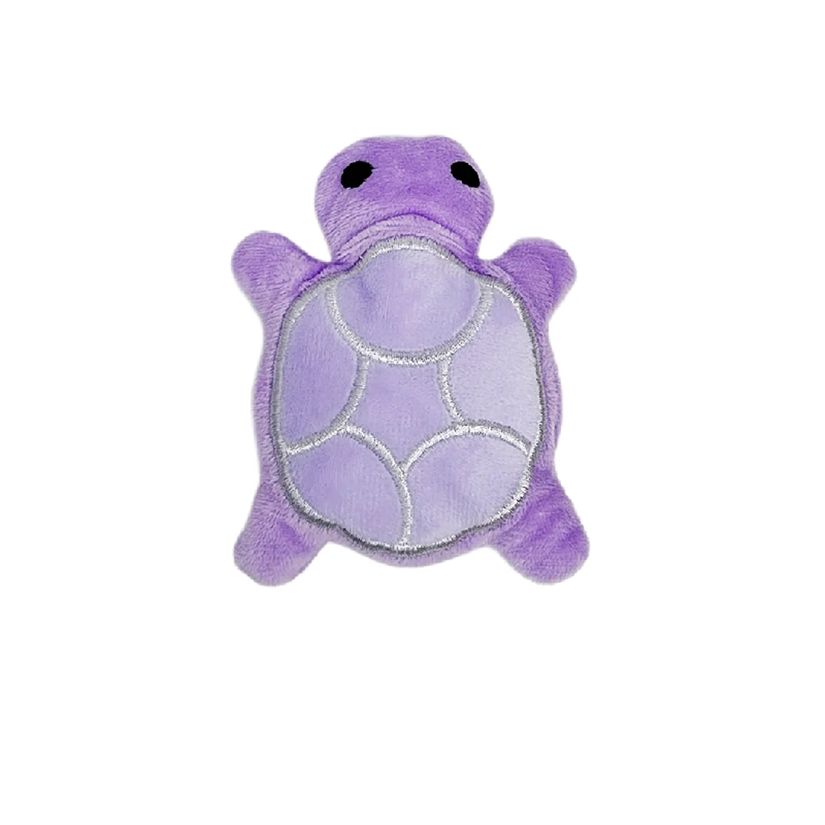 Jouet en peluche en forme de tortue couineur pour chien - Jouet de dentition doux pour petits chiens
