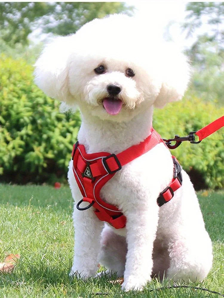 No-Pull Reflective Pet Harness and Leash Set
