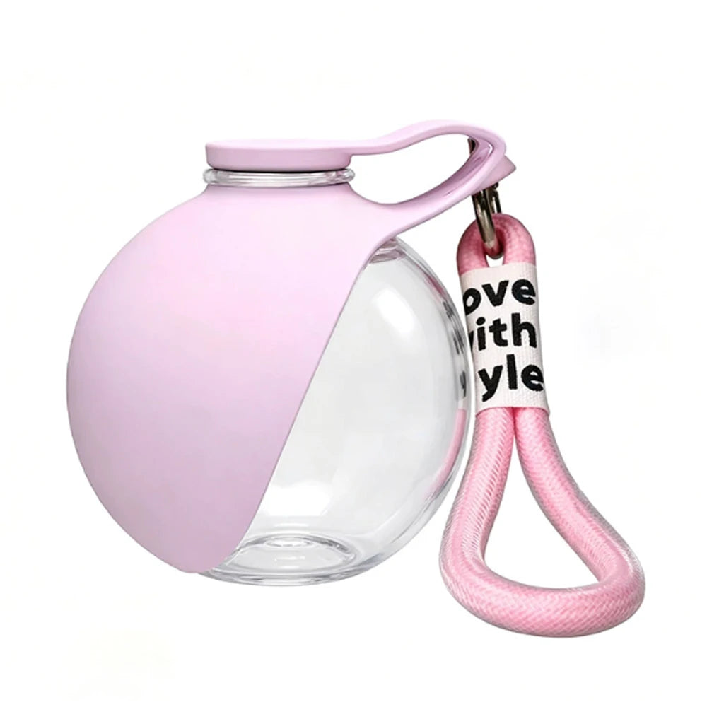 2-in-1 Portable Dog Water Bottle for Small Dogs - Leakproof Compact Dog Travel Water Bottle, Portable Pet Water Bottle