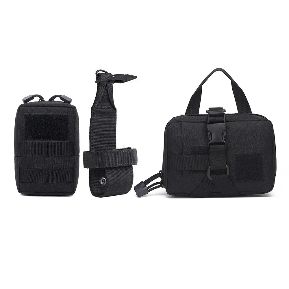 Dog Harness MOLLE Pouch Set with Belt