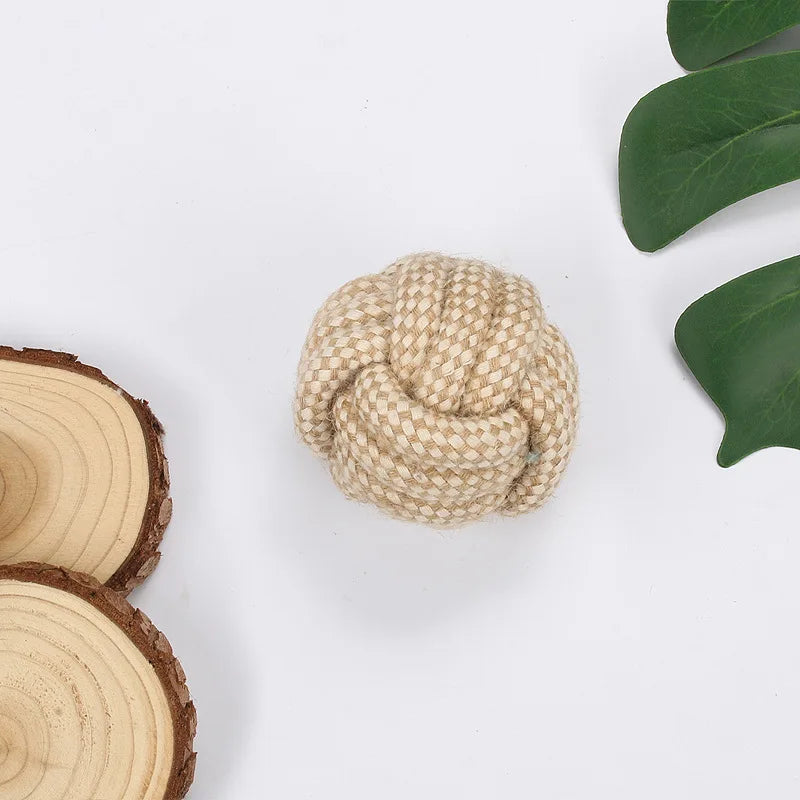 Cotton Rope Knot Chew Toy for Dogs & Cats