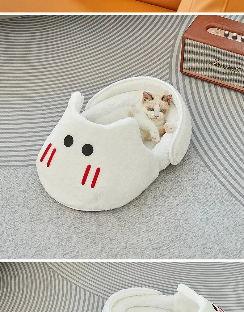 Lit douillet pour animaux de compagnie - Tapis coussin chaud pour chats et chiens