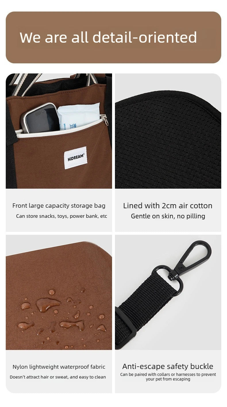 Long-Body Dog Carrier Backpack