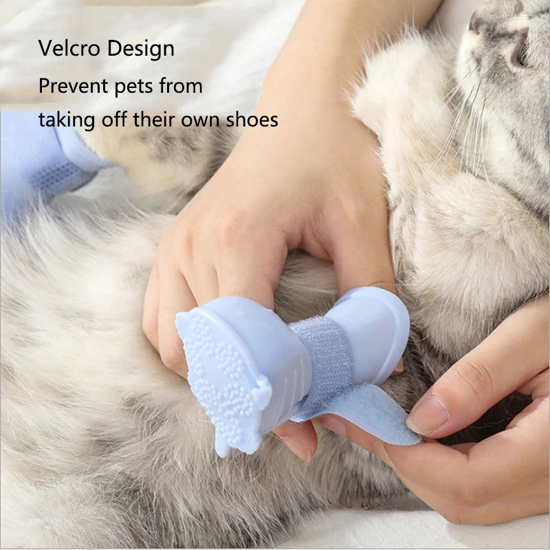 Waterproof Pet Paw Protector Boots (4 Pack)