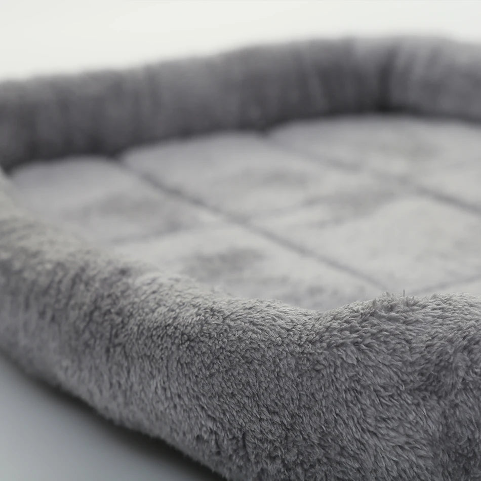 Soft Plush Pet Bed Mat – Calming Cushion for Cats & Dogs, S to XXL