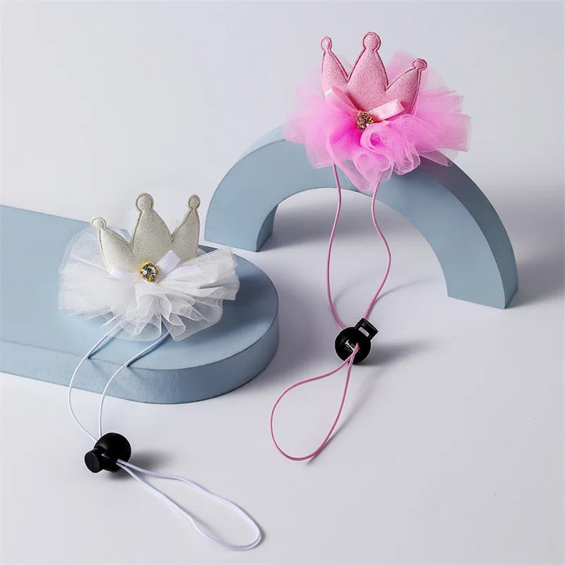 Adjustable Birthday Hat & Headdress for Dogs & Cats